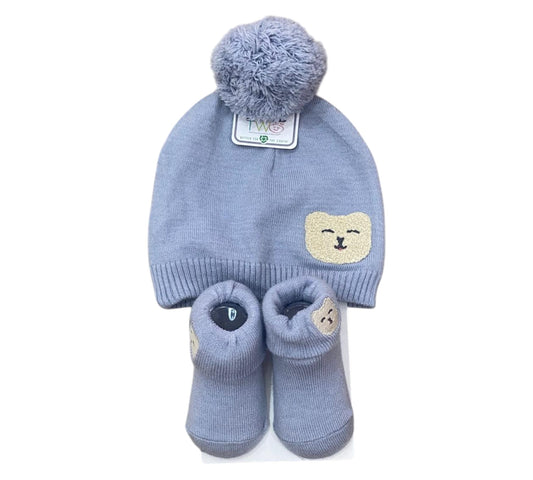 Gorro y Calcetines KB289181 Icy Blue NYGB