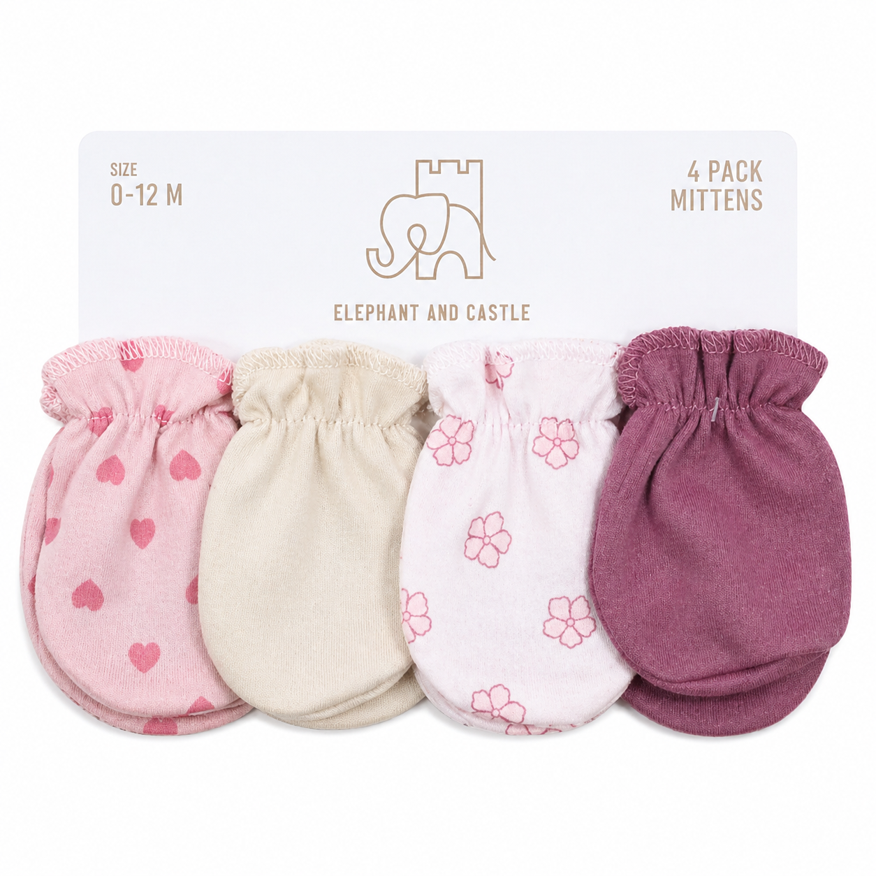 Guantes Manoplas 4P Niños Niñas