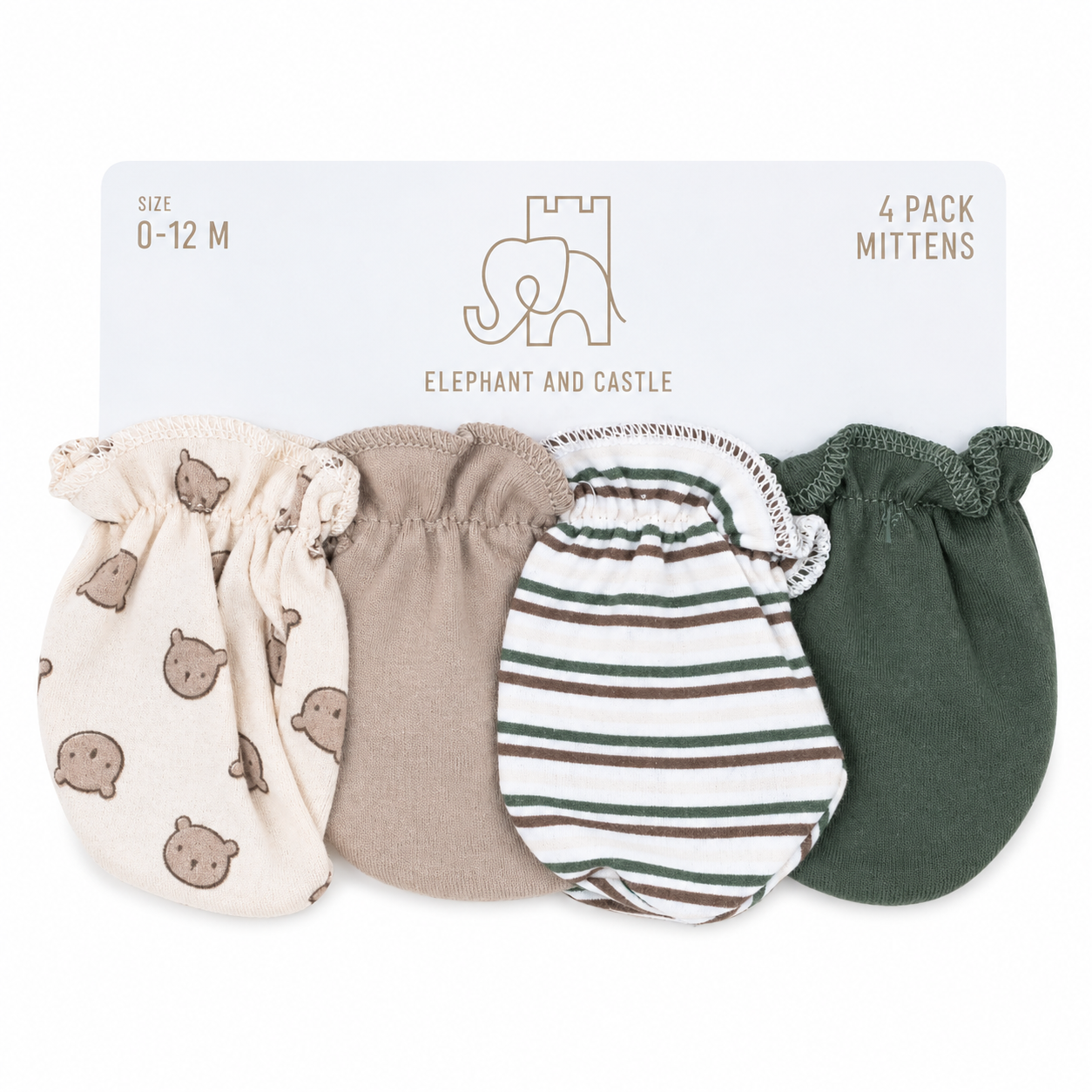 Guantes Manoplas 4P Niños Niñas