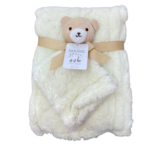 Cobija 2P Niño Duck Duck - Oso Beige - Style D06906