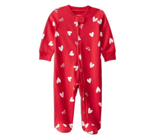 Mameluco Unisex Talla RN Style 1U016710 Carters Rojo Corazones