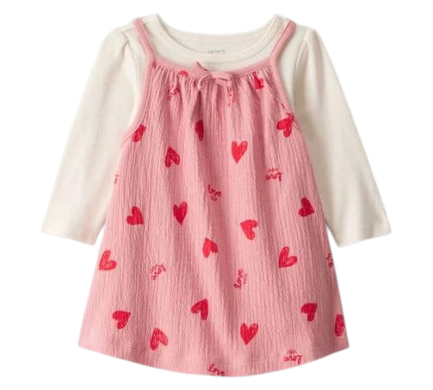 Vestido Niña Talla 9M Style 1U017310 Carters Rosa Corazones