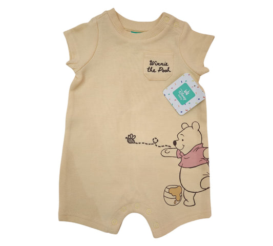 Romper Unisex Talla 6-9M Style YWA13R2 Disney Baby Amarillo Winnie Pooh