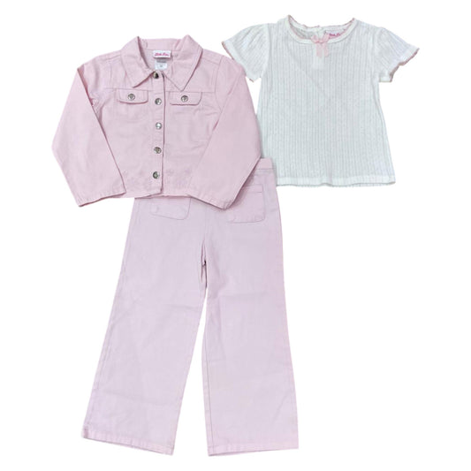 Set 3P Niña Talla 4T Style WNTJ04BL Little Lass