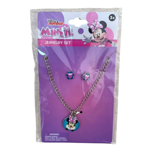Set Collar y Aretes MM3661 Disney Minnie