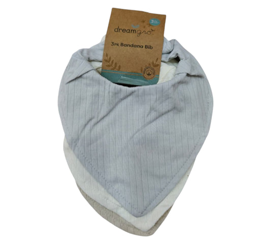 Bandana Babero 3Pack DC009-TP Azul  Dream Gro