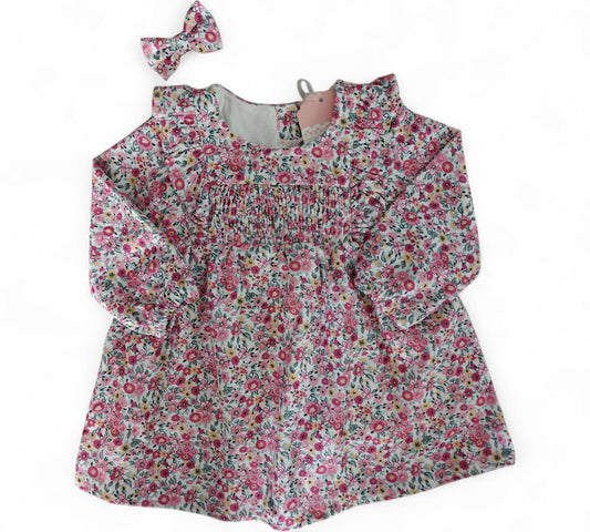Vestido 2P 4T F2177 Floral Fiusha