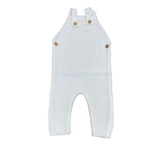 Jumpsuit Tejido Blanco 0/3M
