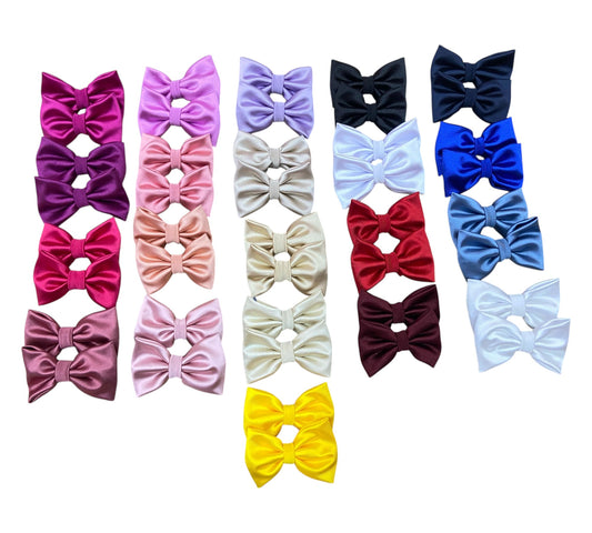 MOÑO SATIN PAR VARIOS COLORES