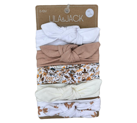 Banditas 5P 0-12M AT3417 Flores Beige Lila & Jack
