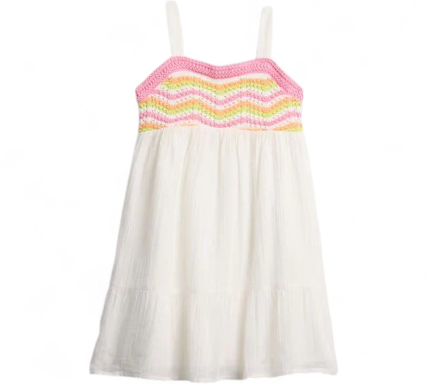 Vestido 5T 775669 Baby Gap Blanco/Colores