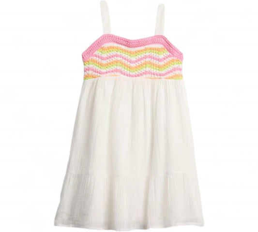 Vestido 5T 775669 Baby Gap Blanco/Colores