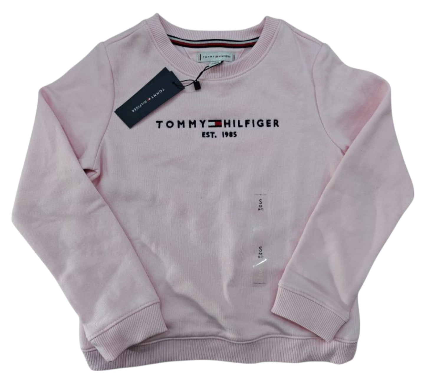 Sudadera 6/7T Tommy Hilfiger Rosa