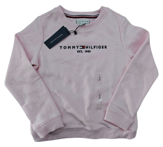 Sudadera 6/7T Tommy Hilfiger Rosa