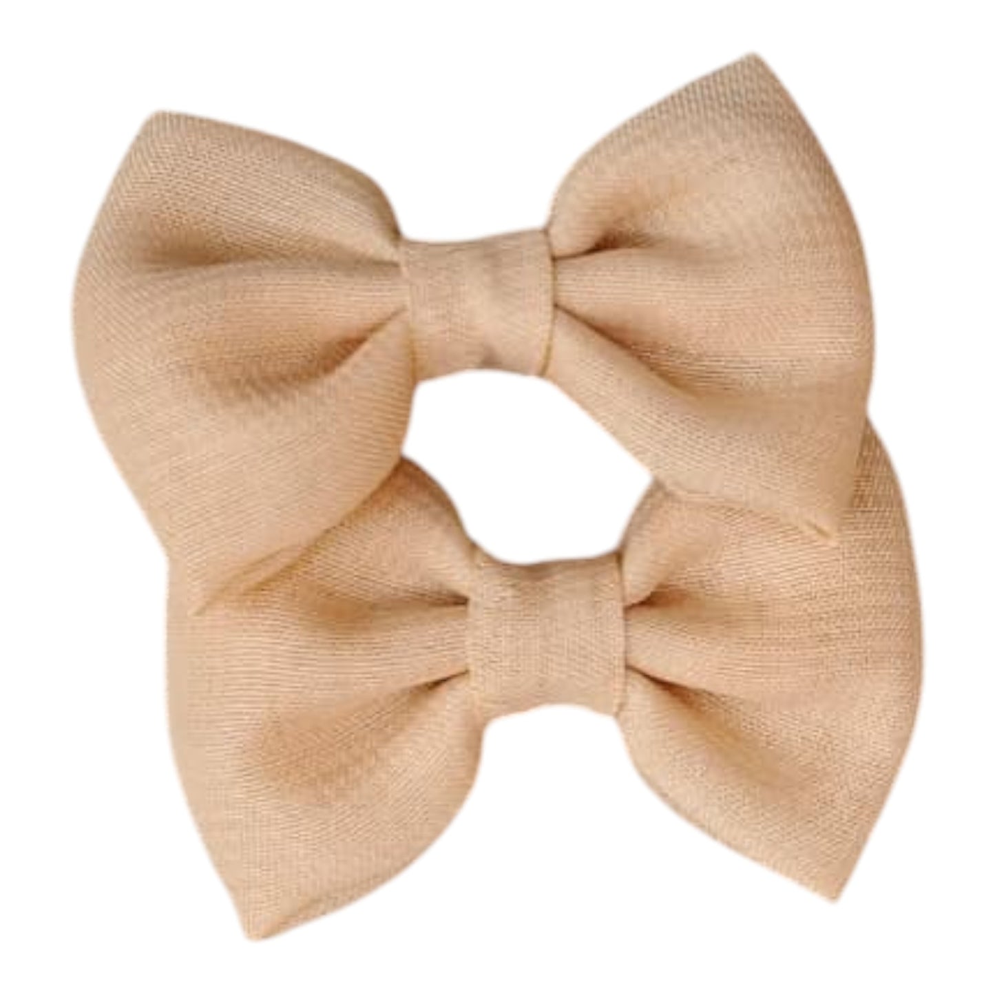 Moño Mini Tela Par 4cm SHIFON