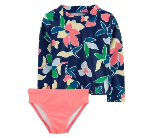 Traje Baño 2P 3T 2O935410 Carters Flores Marino