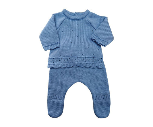 Set Tejido 2P RN Azul