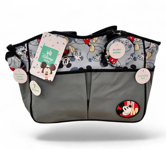 Pañalera DB30655 DisneyBaby MickeyMouse Gris