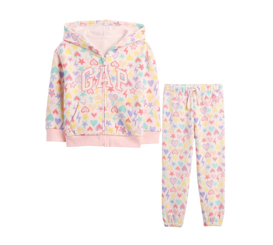 Pants 2P 3T 500176 GAP Rosa/ Estrellas