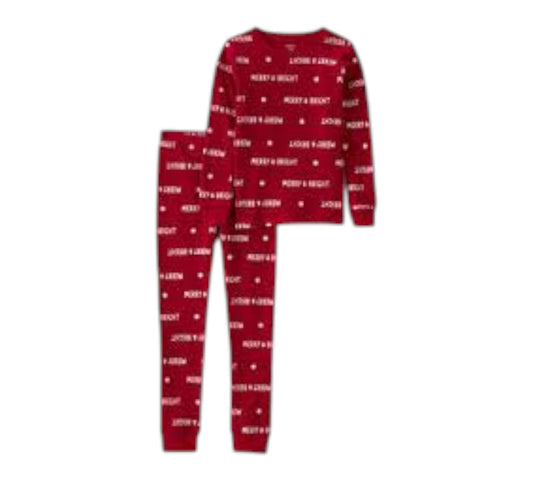 Pijama Niño Carters - "Merry & Bright Talla 7T - Style 3T792110