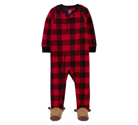 Mameluco 6M 1R598210 Cuadros Rojo Carter's