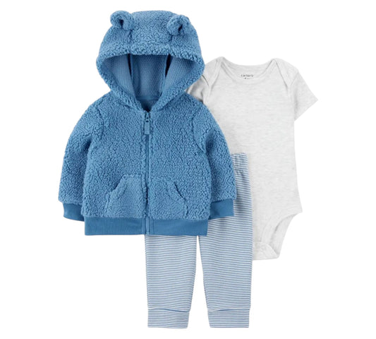 Set 3P 18M 1R981310 Azul Carter's