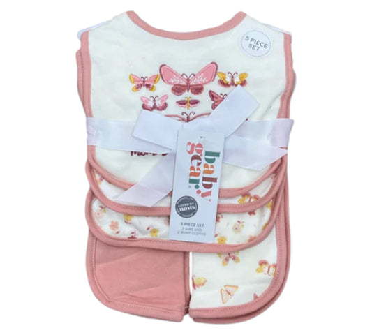Baberos y Repetidores 5P EB1000025 Baby Gear Mariposas