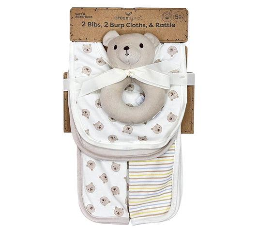 Baberos y Repetidores DC115 Dream Gro Oso Beige