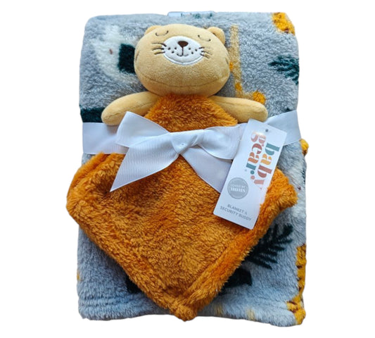 Cobija con Manta de Apego 2P BB20521485 Tigre Gris Baby Gear