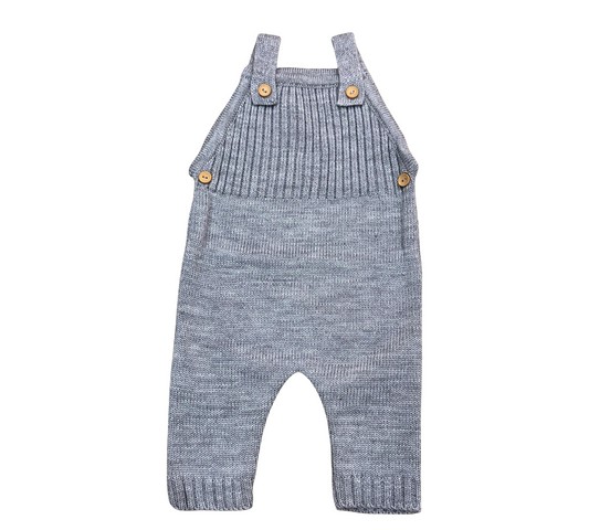 Jumpsuit Tejido Gris/Rayas 0/3M