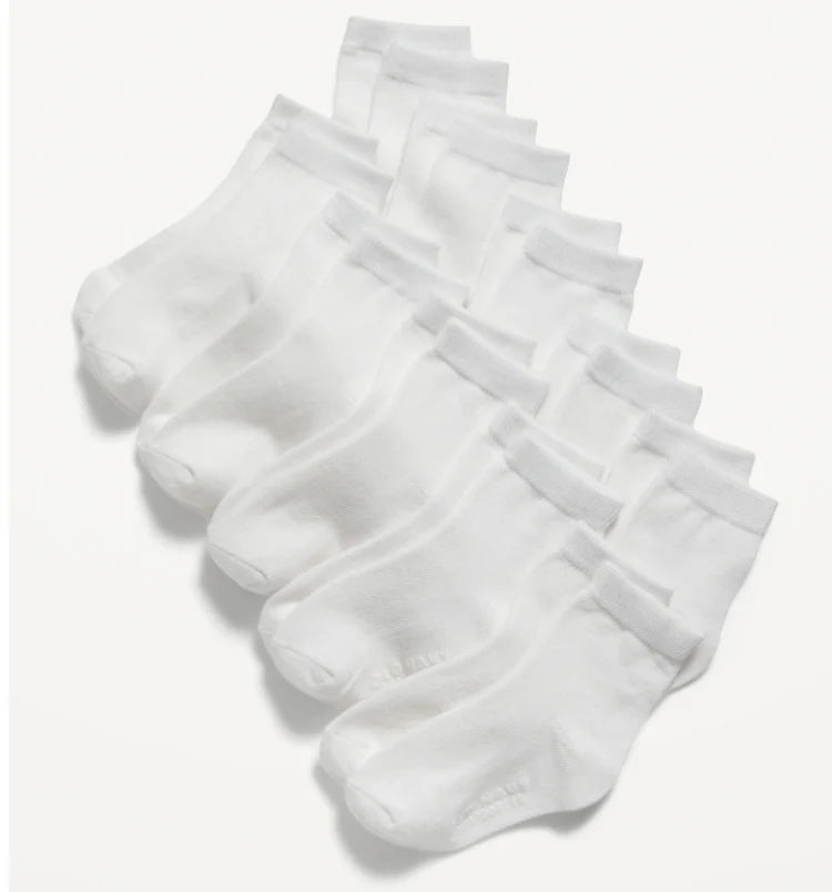 Calcetines 10P 2-3T 799335 OLD NAVY Blancos