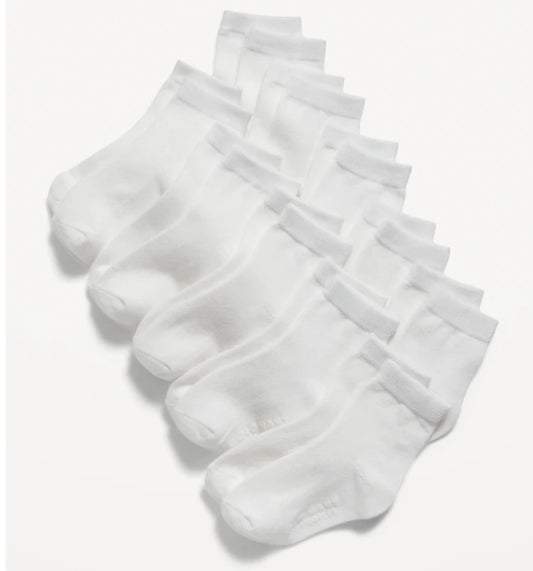 Calcetines 10P 2-3T 799335 OLD NAVY Blancos
