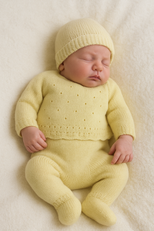 Set Tejido 2P RN Amarillo