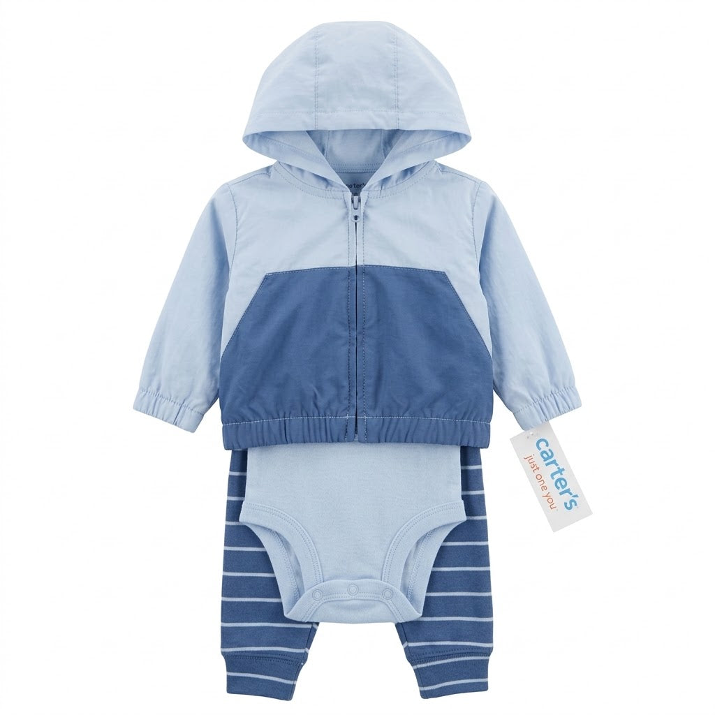 Set 3P Niño Carter's Azul Rayas — Sweet Regina
