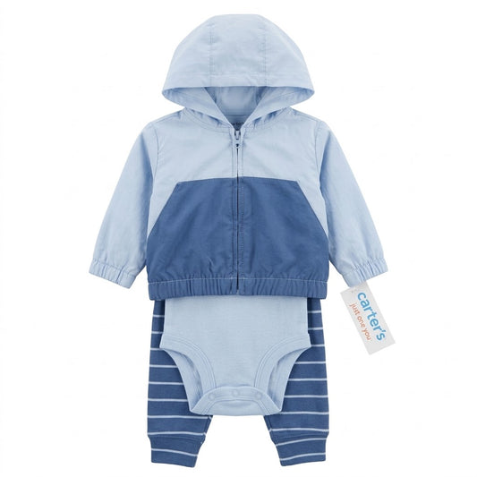 Set 3P Niño Carter's Azul Rayas — Sweet Regina