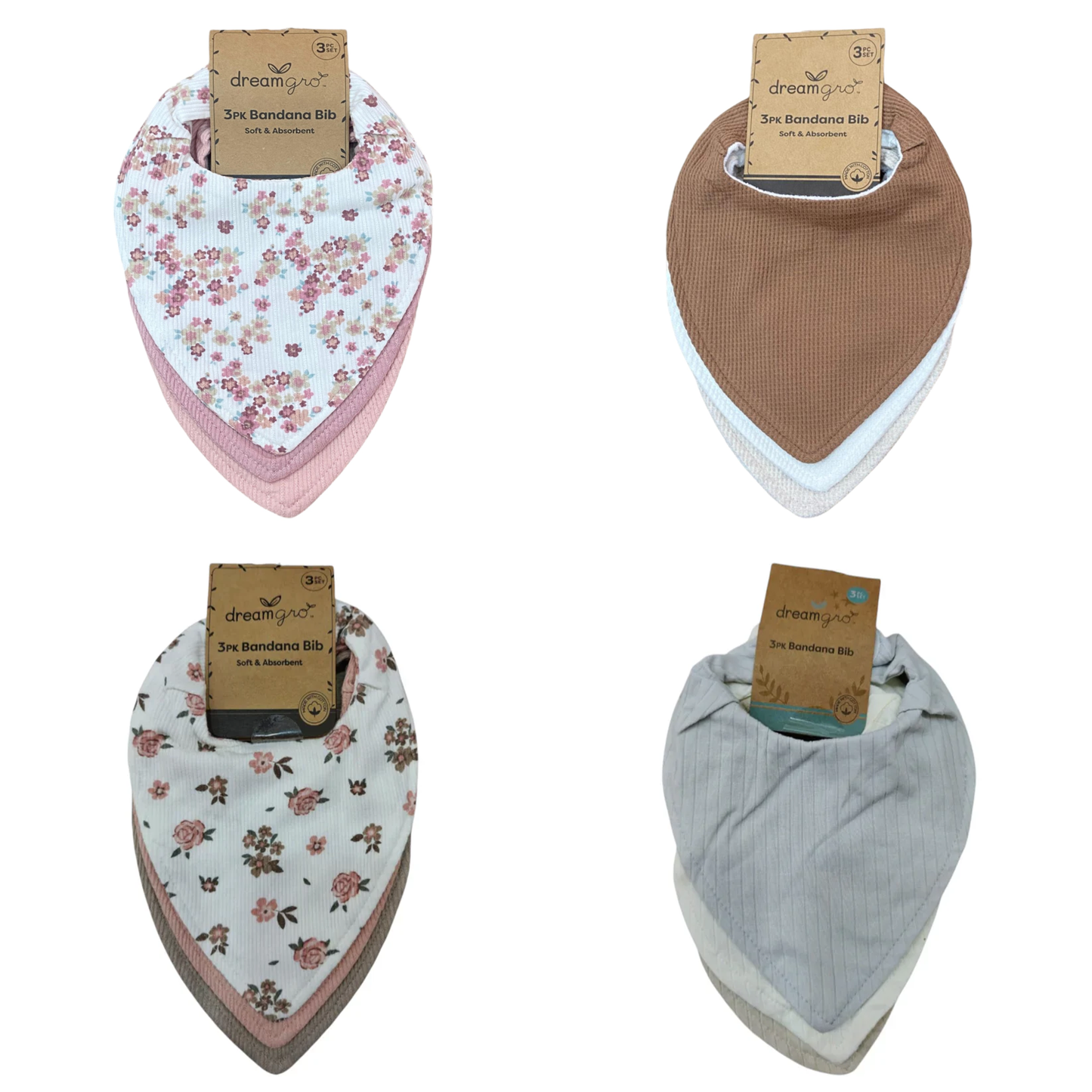 Bandanas Baberos 3P Niños Niñas