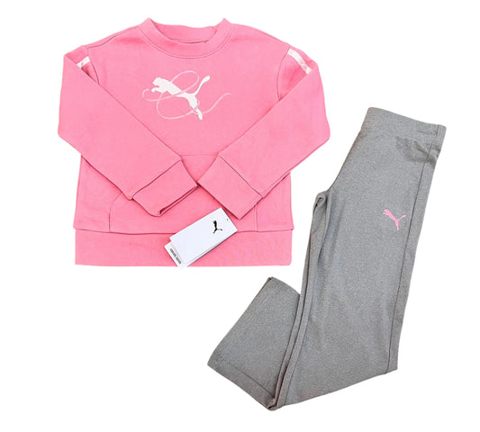 Set 2P 3T PGF25-19365 PUMA Rosa/Gris