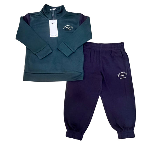 Set 2P 7T PBF25-19305 PUMA ATHLETICS Verde/Negro