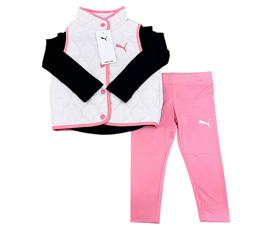 Set 3P 4T PGF25-19394 PUMA Beige/Rosa