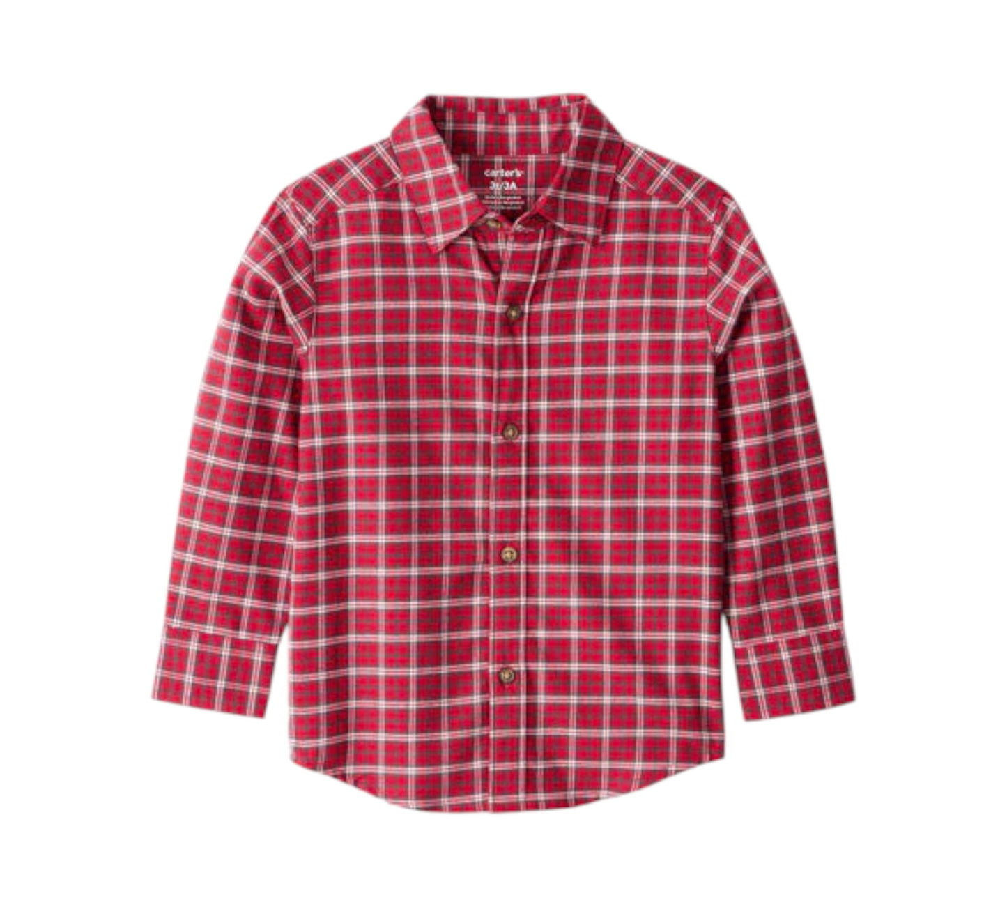 Camiseta 2T 2T628410 Carters Cuadros Roja