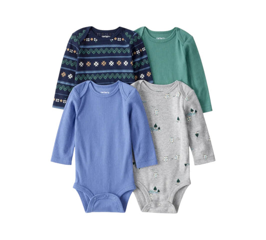 Pañaleros 4P 18M 1U024410 Carters Verde Copos