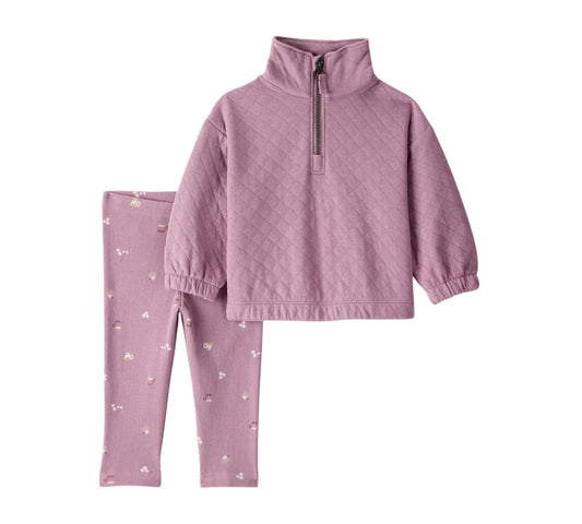 Set 2P 12M 1U008010 Carters Lila