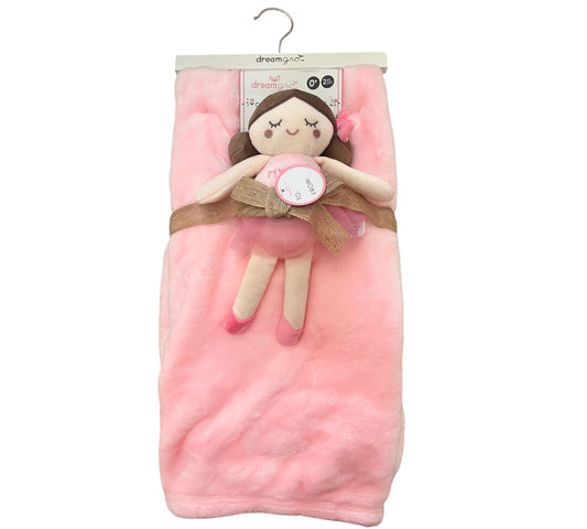 Cobija 2P DB140 DreamGro Muñequita Rosa