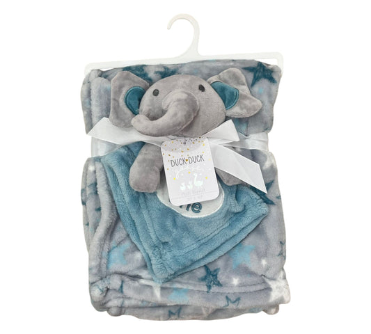 Cobija y Manta de apego D05490 DuckDuck Elefante