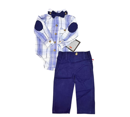 Set 2P 6/9M D94581 Dapper Dude Cuadros/Moño Azul