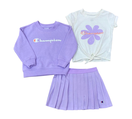 Set 3P 3T Niña C416ST3336 Champions Lila