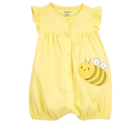 Romper 6M Niña 1S702810 Carters Amarillo Abejita