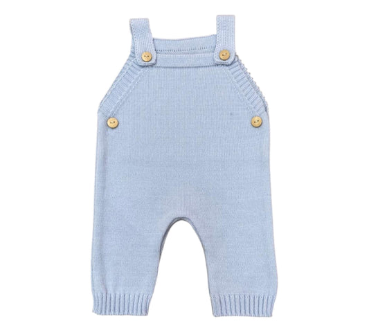 Jumpsuit Tejido 0/3M Niño Azul Cielo