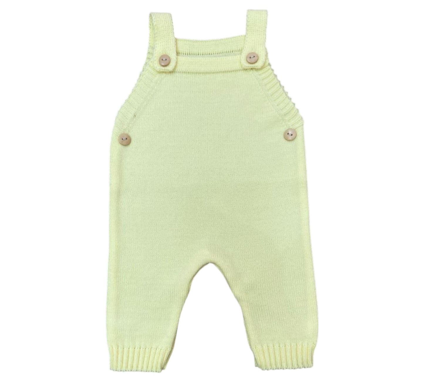 Jumpsuit Tejido 0/3M Niño Niña Amarillo Pastel
