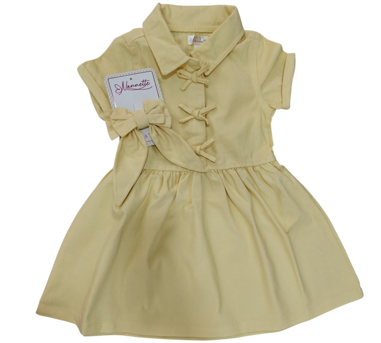 Vestido 2P 6T Nannette Amarillo